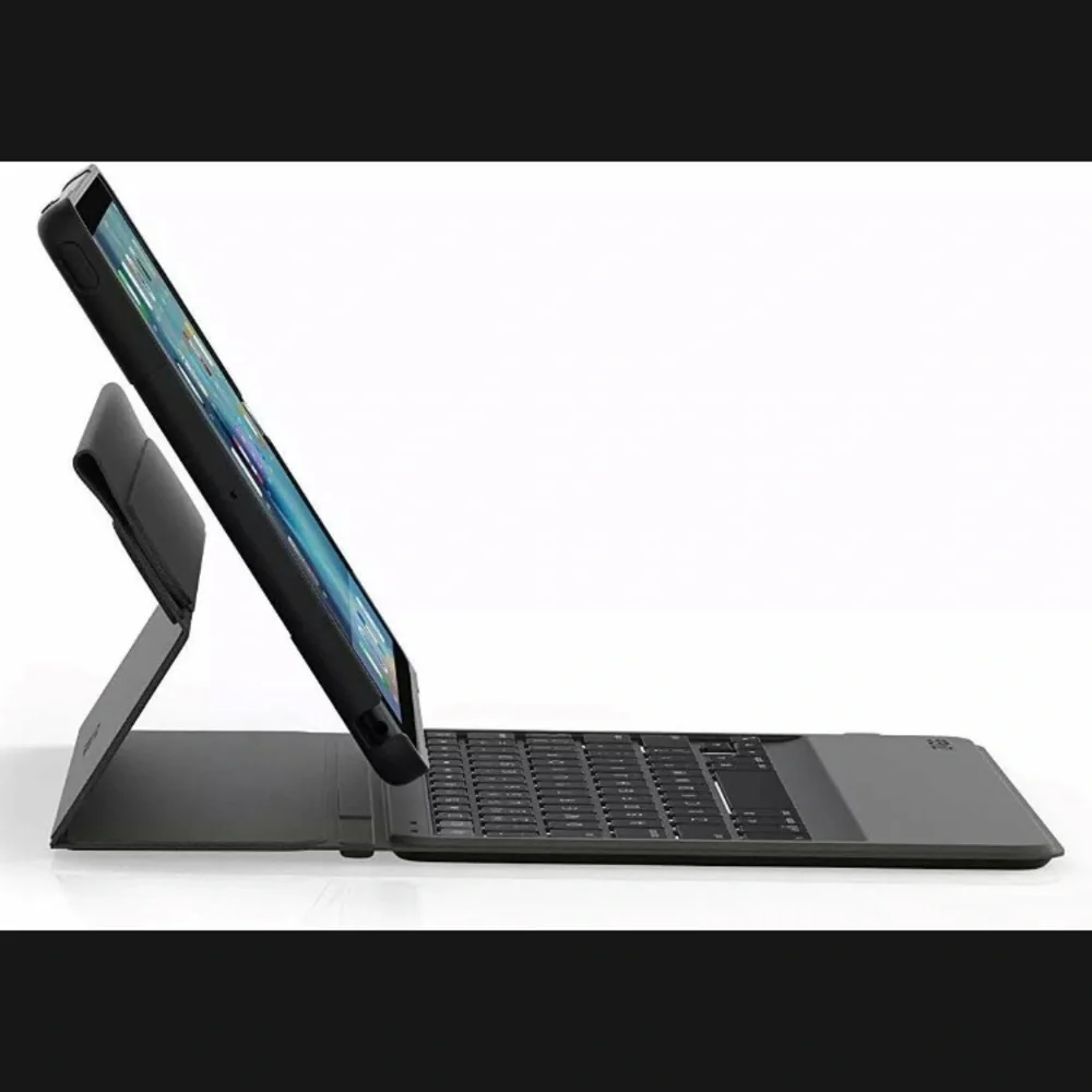 ZAGG Rugged Messenger Wireless Keyboard for iPad Pro 10.5”, 11 Inch Gray/Black